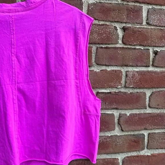 Free People FP movement Inspire Tank top in pink large NWOT - Picture 6 of 10